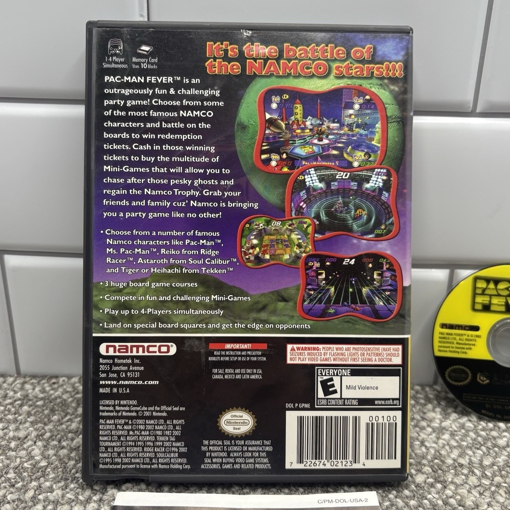 Pac Man Fever Game Cube Complete‎ Exc Cond Tested Works - Picture 7 of 12